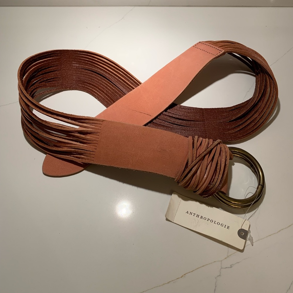 NWT Anthropologie Tonya Double O-Ring Belt